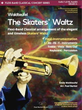 The Skaters' Waltz Concert Band sheet music cover